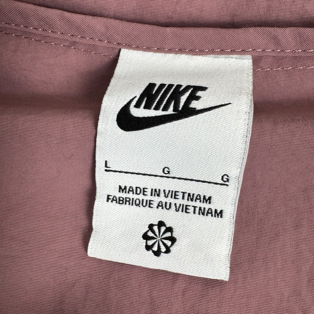 Nike Sportswear Everything Woven Jacket Full Zip Hooded Pink Womens Large L - Picture 4 of 11